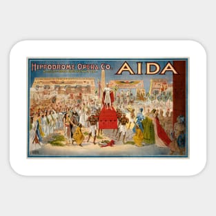 Aida Opera Poster Sticker